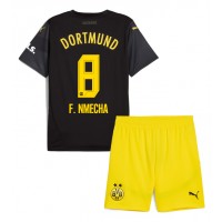 Camisa de Futebol Borussia Dortmund Felix Nmecha #8 Equipamento Secundário Infantil 2024-25 Manga Curta (+ Calças curtas)